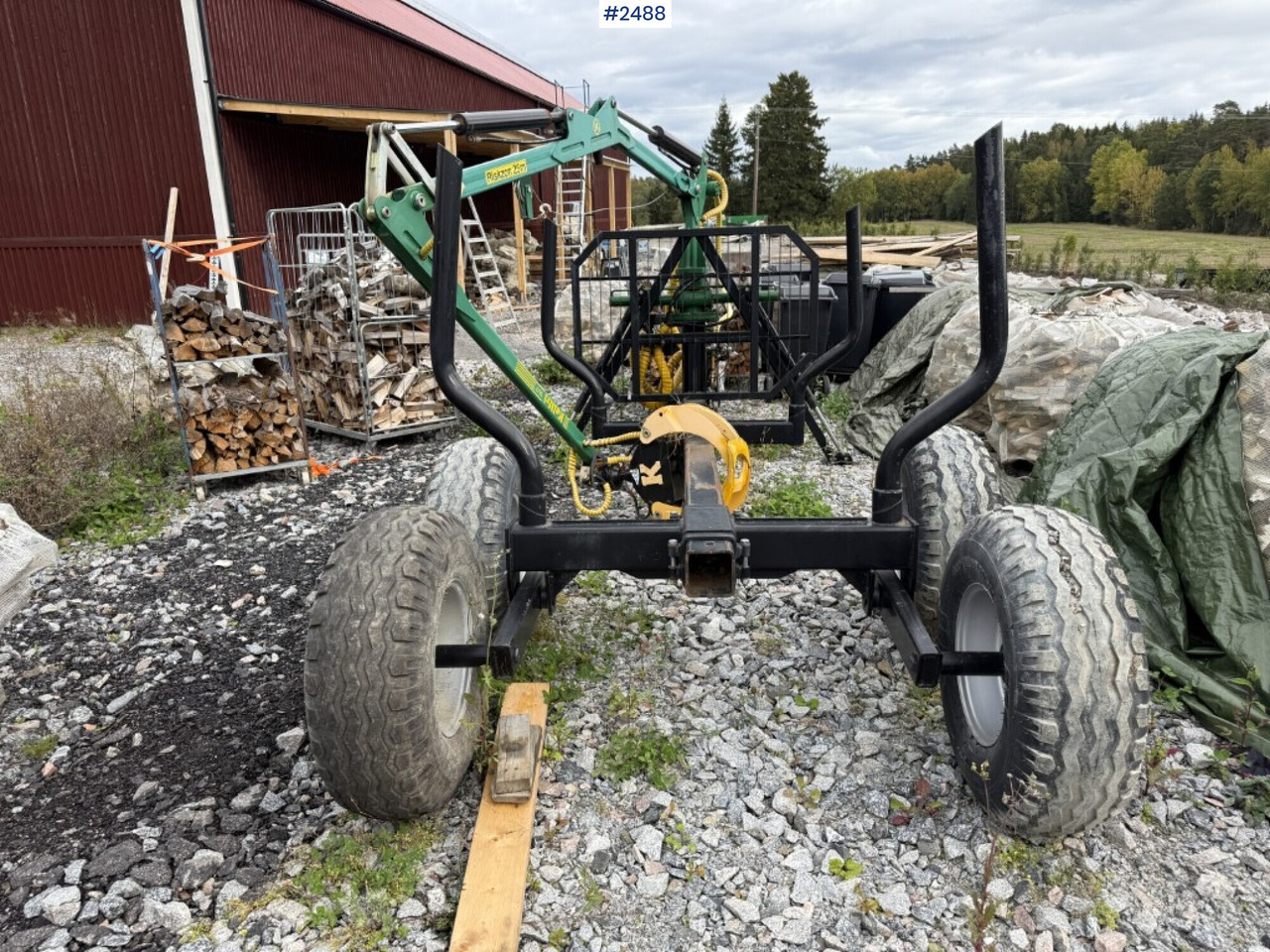 Forestry trailer Kellfri SV60 with crane - Maquinaria forestal: foto 4 Forestry trailer Kellfri SV60 with crane - Maquinaria forestal: foto 4