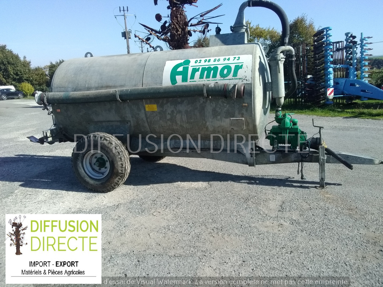 ARMOR TONNE A LISIER AXR 6.8 - Cuba de purín: foto 1 ARMOR TONNE A LISIER AXR 6.8 - Cuba de purín: foto 1