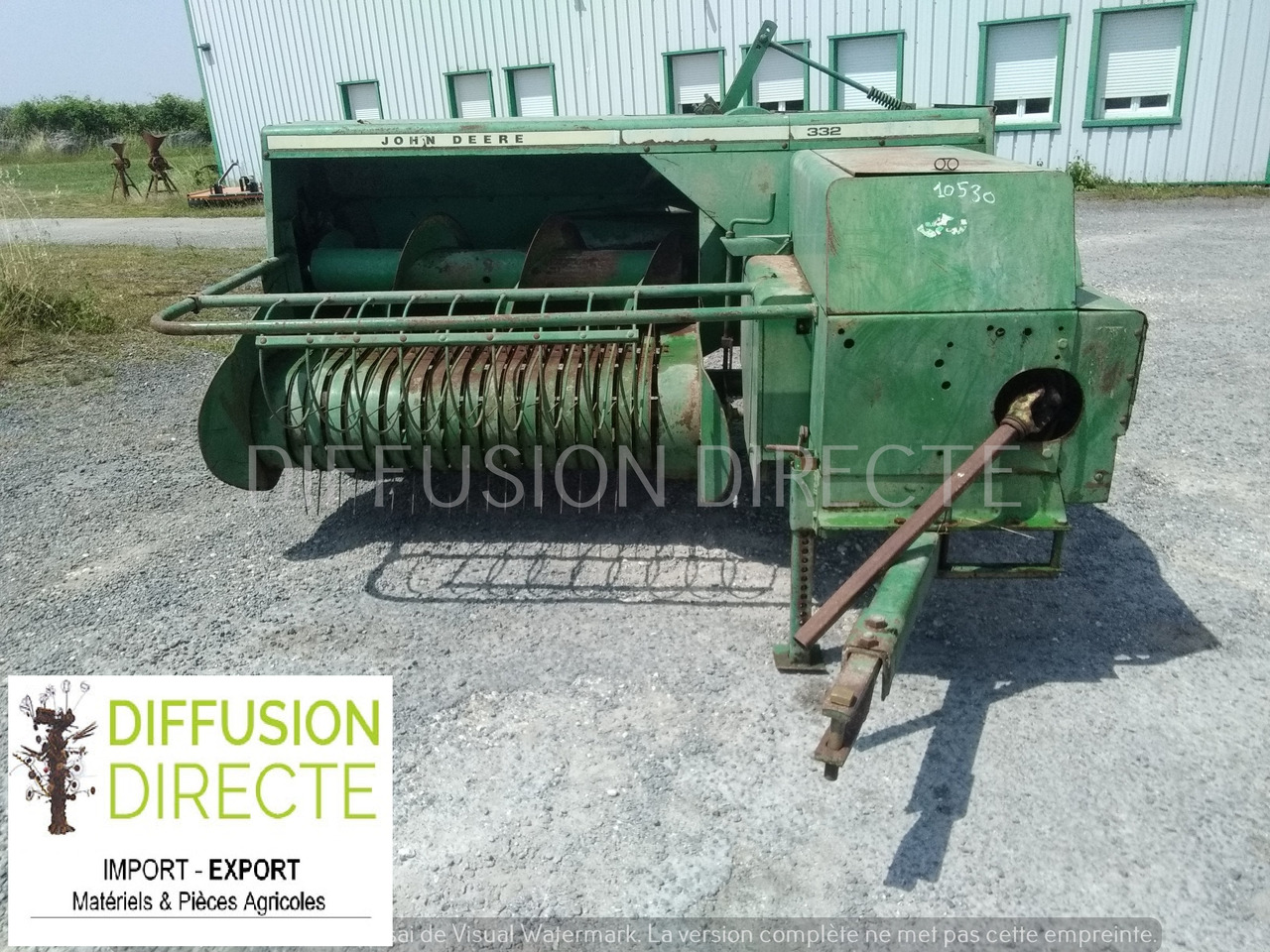 JOHN DEERE PRESSE MOYENNE DENSITE 332 - Rotoempacadora: foto 1 JOHN DEERE PRESSE MOYENNE DENSITE 332 - Rotoempacadora: foto 1