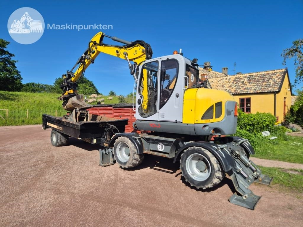 Excavadora de ruedas Wacker Neuson EW 100 med vagn: foto 1