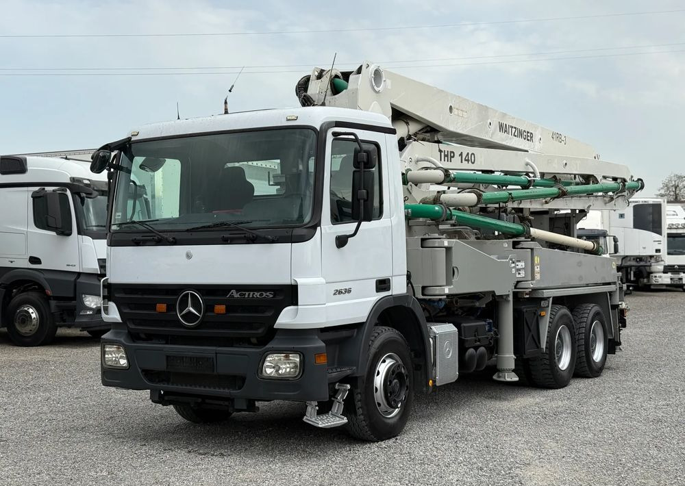 Mercedes-Benz ACTROS 2636 6X4 36 M WAITZINGER - Bomba de hormigón: foto 1 Mercedes-Benz ACTROS 2636 6X4 36 M WAITZINGER - Bomba de hormigón: foto 1