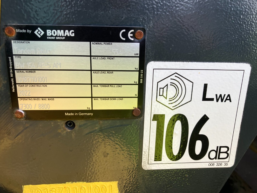BOMAG DE BW 154 AP-5 AM - Rodillo: foto 2 BOMAG DE BW 154 AP-5 AM - Rodillo: foto 2