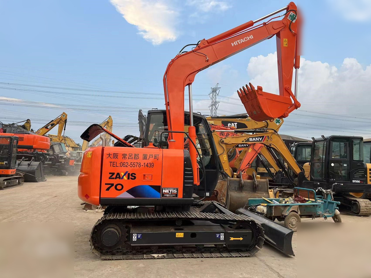 HITACHI ZX70 - Excavadora de cadenas: foto 1 HITACHI ZX70 - Excavadora de cadenas: foto 1