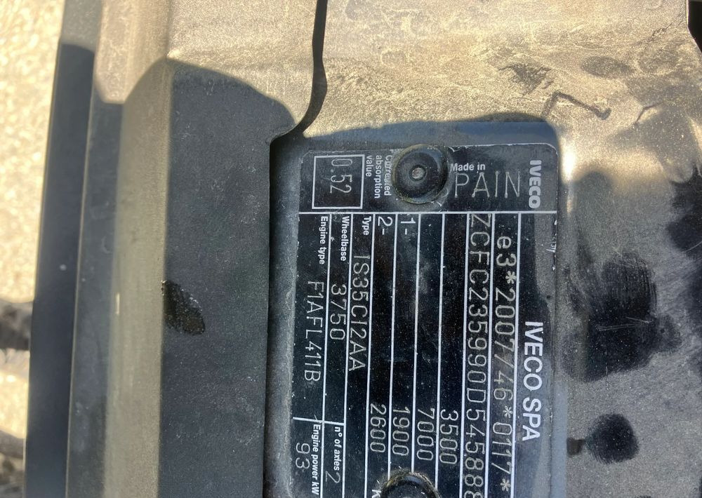 Iveco DAILY 35C13 ramo do zabudowy kiper wywrotka - Camión chasis: foto 5 Iveco DAILY 35C13 ramo do zabudowy kiper wywrotka - Camión chasis: foto 5