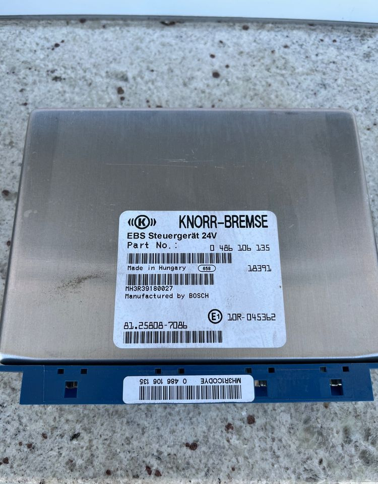 Sterownik EBS MAN TGX TGS euro 6 komputer lift - Unidad de control para Camión: foto 1 Sterownik EBS MAN TGX TGS euro 6 komputer lift - Unidad de control para Camión: foto 1