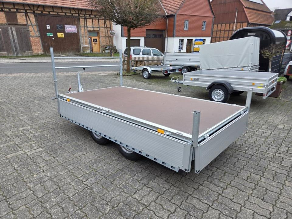 Remolque plataforma/ Caja abierta Böckmann 3016/27 F PKW-Anhänger Hochlader 2,7 to Top Ausstattung: foto 8