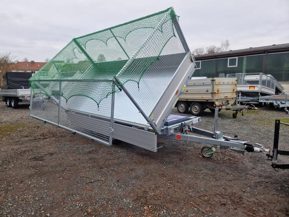 Böckmann DK-AL 3718/35 P Dreiseitenkipper Kipper Gitteraufsatz - Remolque volquete: foto 1 Böckmann DK-AL 3718/35 P Dreiseitenkipper Kipper Gitteraufsatz - Remolque volquete: foto 1