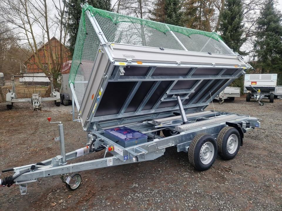 Böckmann DK-AL 3718/35 P Dreiseitenkipper Kipper Gitteraufsatz - Remolque volquete: foto 2 Böckmann DK-AL 3718/35 P Dreiseitenkipper Kipper Gitteraufsatz - Remolque volquete: foto 2