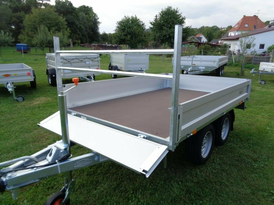 Böckmann PKW-Anhänger , 2,0 to. Hochlader, 100 km/h - Remolque plataforma/ Caja abierta: foto 3 Böckmann PKW-Anhänger , 2,0 to. Hochlader, 100 km/h - Remolque plataforma/ Caja abierta: foto 3