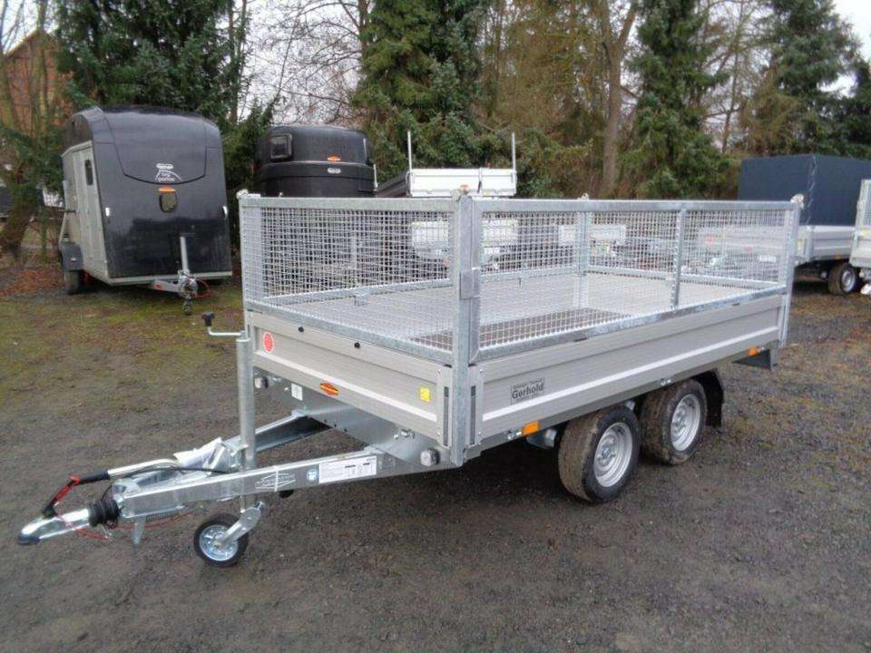 Böckmann PKW-Anhänger,2,0 to.Hochlader, Gitteraufsatz, 100 km/h - Remolque plataforma/ Caja abierta: foto 2 Böckmann PKW-Anhänger,2,0 to.Hochlader, Gitteraufsatz, 100 km/h - Remolque plataforma/ Caja abierta: foto 2