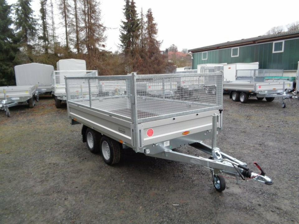 Böckmann PKW-Anhänger,2,0 to.Hochlader, Gitteraufsatz, 100 km/h - Remolque plataforma/ Caja abierta: foto 3 Böckmann PKW-Anhänger,2,0 to.Hochlader, Gitteraufsatz, 100 km/h - Remolque plataforma/ Caja abierta: foto 3