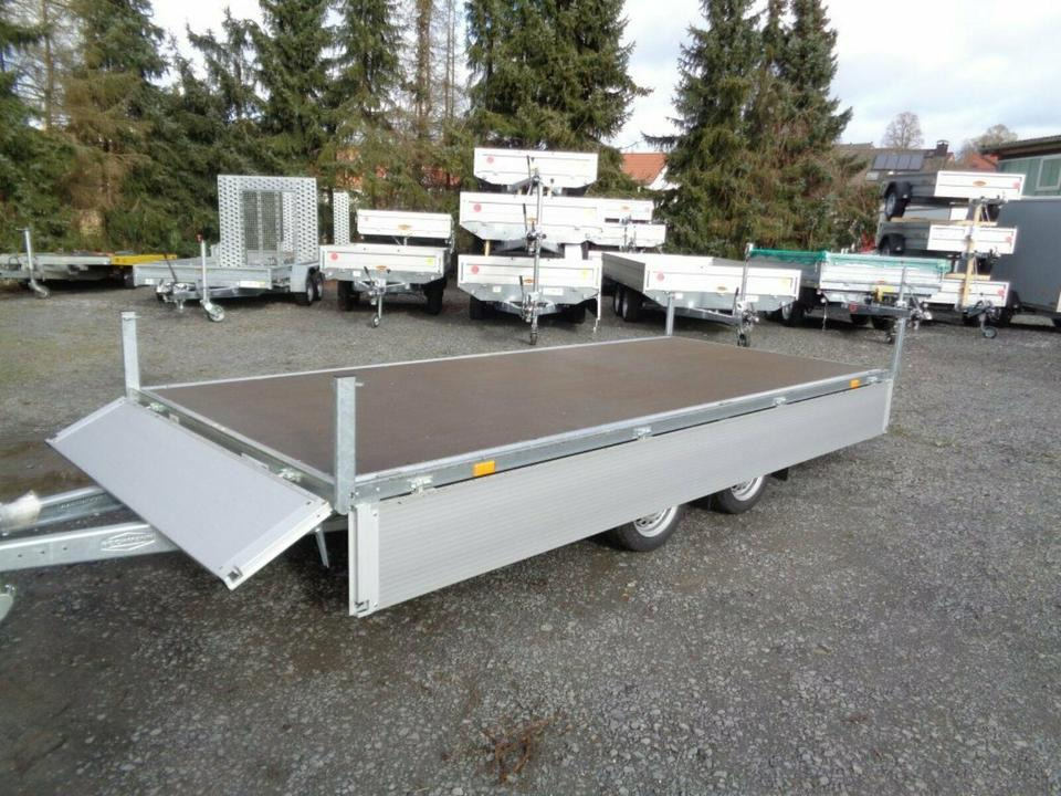 Remolque plataforma/ Caja abierta Böckmann PKW-Anhänger HL-AL 4118/27 F, Hochlader: foto 6
