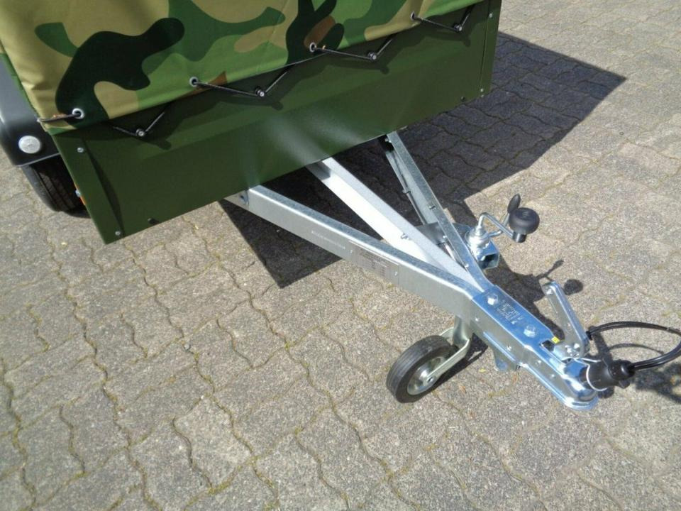 TPV PKW-Anhänger Plane und Spriegel 750 kg, Camouflage - Remolque de coche: foto 3 TPV PKW-Anhänger Plane und Spriegel 750 kg, Camouflage - Remolque de coche: foto 3