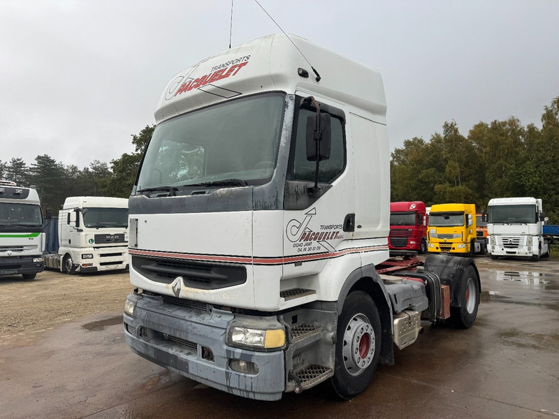 Renault Premium 385 (GRAND PONT / POMPE MANUELLE / PTO / HYDRAULIQUE POUR BENNE) - Cabeza tractora: foto 1 Renault Premium 385 (GRAND PONT / POMPE MANUELLE / PTO / HYDRAULIQUE POUR BENNE) - Cabeza tractora: foto 1