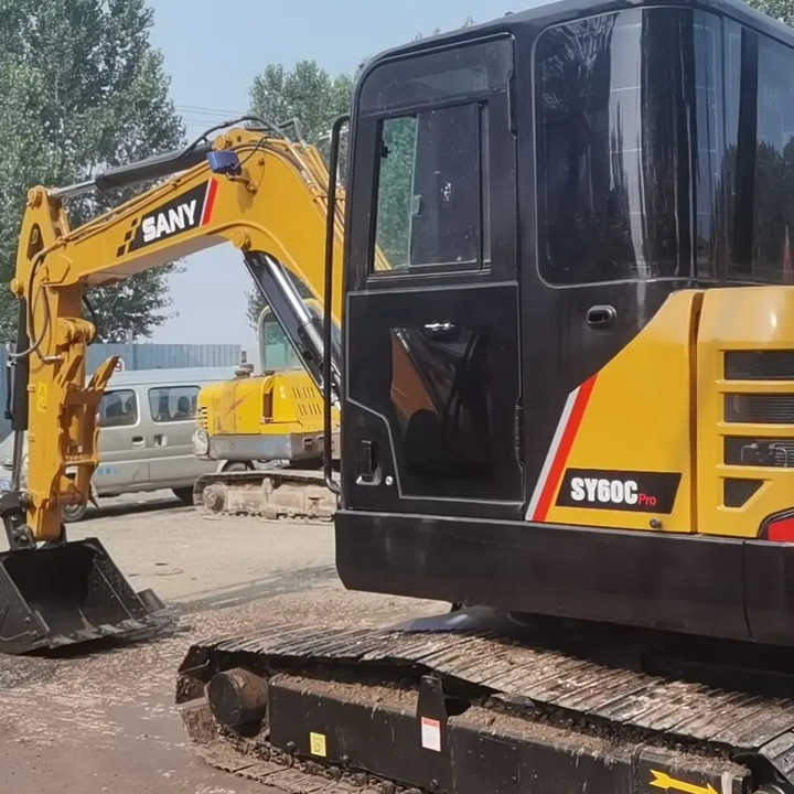 China Brand Used Sany Sy60c Mini Excavator 6ton Crawler Earth Digger Machine for Sale - Excavadora de cadenas: foto 1 China Brand Used Sany Sy60c Mini Excavator 6ton Crawler Earth Digger Machine for Sale - Excavadora de cadenas: foto 1