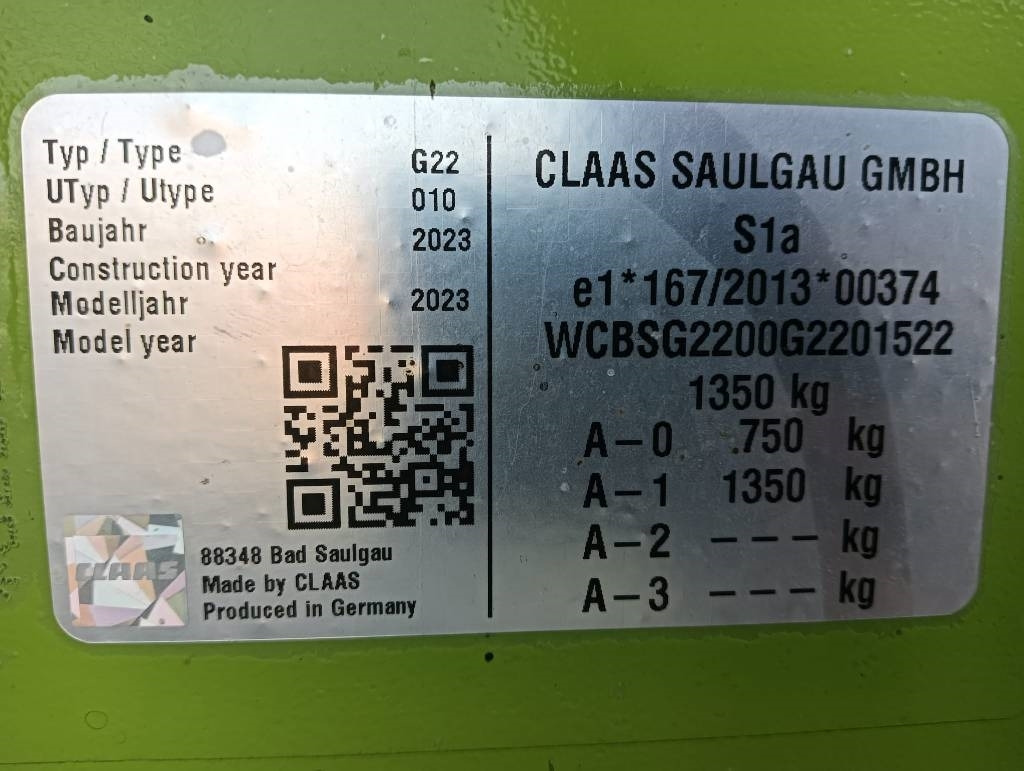 Claas LINER 2600 TREND - Henificadora: foto 3 Claas LINER 2600 TREND - Henificadora: foto 3