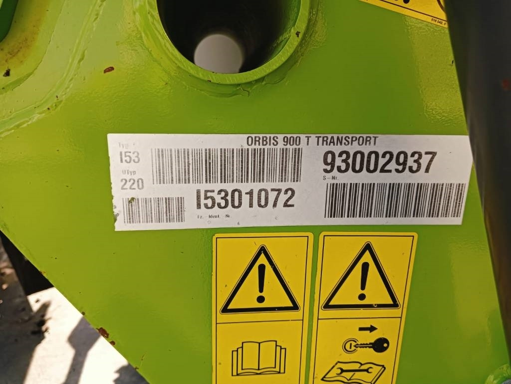 Cabezal de maíz Claas Orbis 900: foto 8