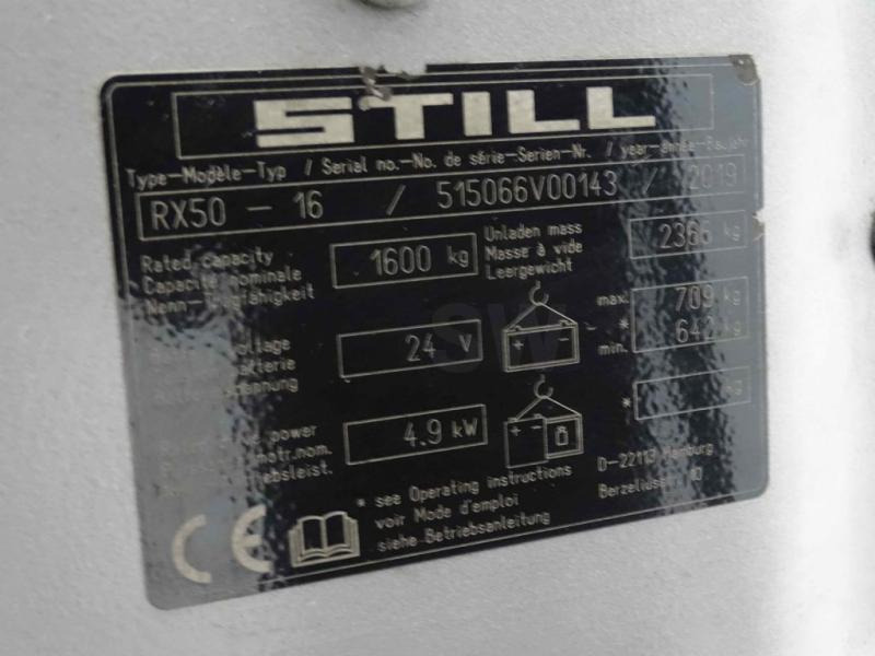 Still RX 50-16 RX50-16 - Carretilla elevadora eléctrica: foto 5 Still RX 50-16 RX50-16 - Carretilla elevadora eléctrica: foto 5