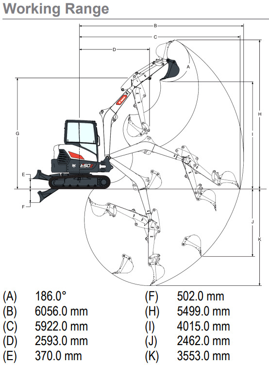 BOBCAT E50Z - Excavadora: foto 3 BOBCAT E50Z - Excavadora: foto 3