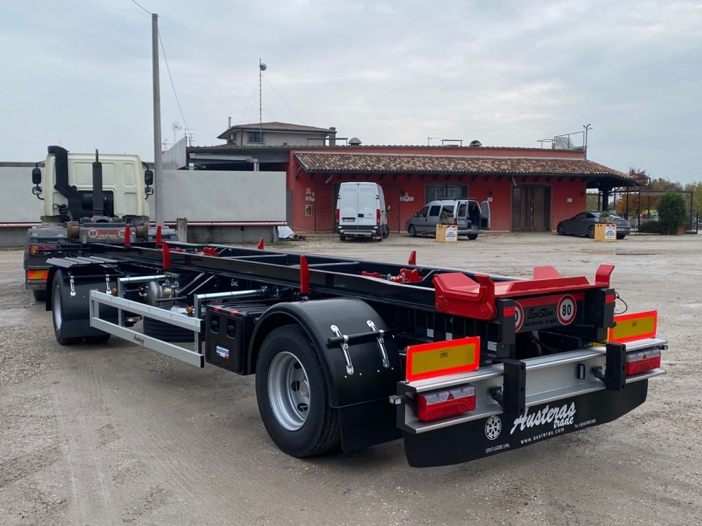 AUSTERAS RIMORCHIO NUOVO AUSTERAS SCARRABILE PNEUMATICO - Remolque multilift/ Portacontenedores de cadenas: foto 4 AUSTERAS RIMORCHIO NUOVO AUSTERAS SCARRABILE PNEUMATICO - Remolque multilift/ Portacontenedores de cadenas: foto 4