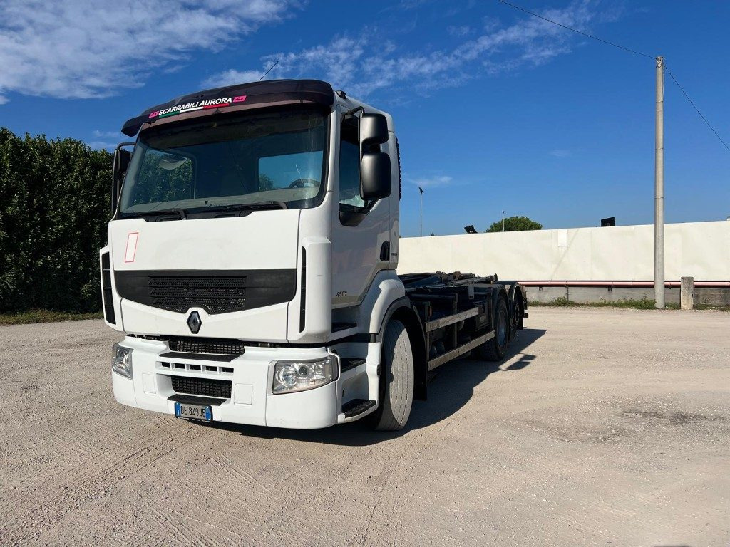 RENAULT PREMIUM 450 SCARRABILE FULL PNEUMATICO - Camión multibasculante: foto 1 RENAULT PREMIUM 450 SCARRABILE FULL PNEUMATICO - Camión multibasculante: foto 1