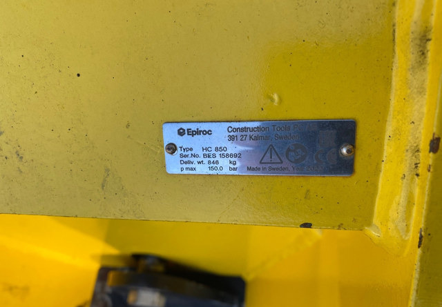 Atlas CopcoHC 850 - Plancha reversible, Implemento: foto 4 Atlas CopcoHC 850 - Plancha reversible, Implemento: foto 4