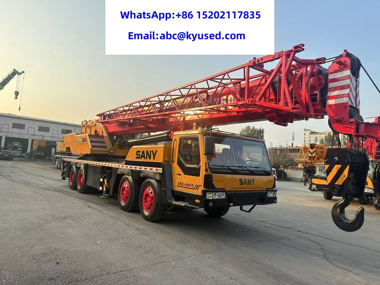 SANY STC750 STC800 STC900 STC1000 STC1100 STC1300 75T 80T 90T 100T 110T 130TON - Autogrúa: foto 2 SANY STC750 STC800 STC900 STC1000 STC1100 STC1300 75T 80T 90T 100T 110T 130TON - Autogrúa: foto 2