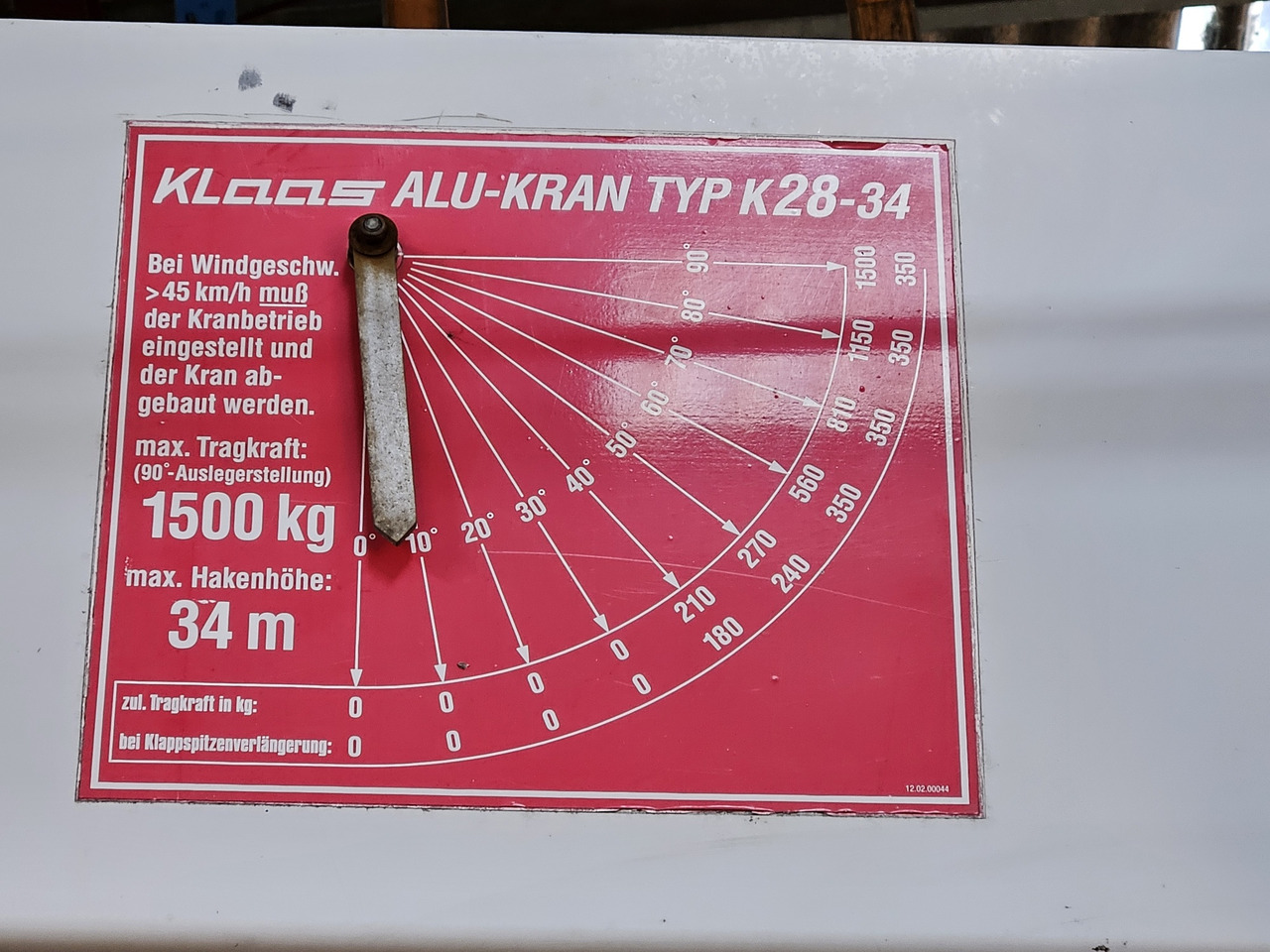 MERCEDES-BENZ Klaas  K28-34 Autokran - Camión grúa: foto 2 MERCEDES-BENZ Klaas  K28-34 Autokran - Camión grúa: foto 2