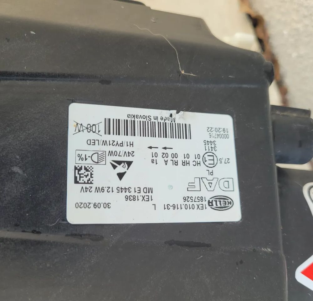 LAMPA LEWA FULL LED DAF XF 106 ORYGINAL - Luz/ Iluminación para Camión: foto 3 LAMPA LEWA FULL LED DAF XF 106 ORYGINAL - Luz/ Iluminación para Camión: foto 3