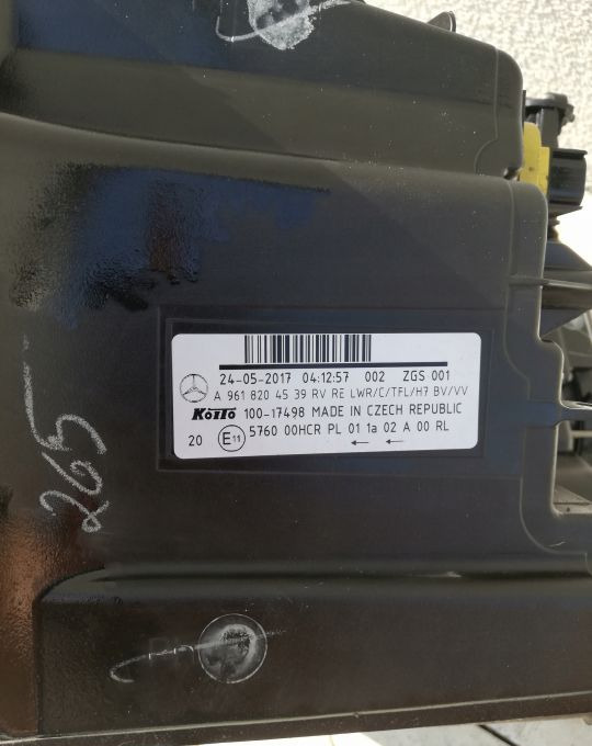 Lampy MERCEDES ACTROS Mp4 Antos ORYGINAŁ - Faro delantero para Camión: foto 3 Lampy MERCEDES ACTROS Mp4 Antos ORYGINAŁ - Faro delantero para Camión: foto 3