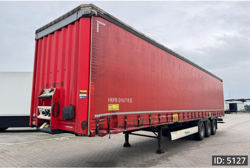 Krone SD / BPW Drum / Huckepack - Semirremolque lona: foto 1 Krone SD / BPW Drum / Huckepack - Semirremolque lona: foto 1