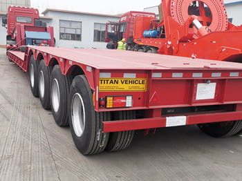 TITAN Folding Gooseneck Lowboy Trailers for Sale in Senegal - Semirremolque: foto 1 TITAN Folding Gooseneck Lowboy Trailers for Sale in Senegal - Semirremolque: foto 1