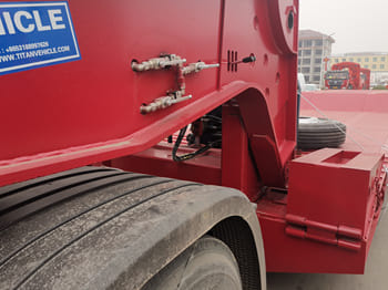 TITAN Folding Gooseneck Lowboy Trailers for Sale in Senegal - Semirremolque: foto 4 TITAN Folding Gooseneck Lowboy Trailers for Sale in Senegal - Semirremolque: foto 4