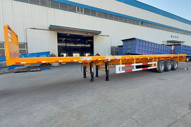 TITAN 3 Axle 48 80 Extendable Flatbed Trailers for Sale in Guyana - Semirremolque plataforma/ Caja abierta: foto 1 TITAN 3 Axle 48 80 Extendable Flatbed Trailers for Sale in Guyana - Semirremolque plataforma/ Caja abierta: foto 1