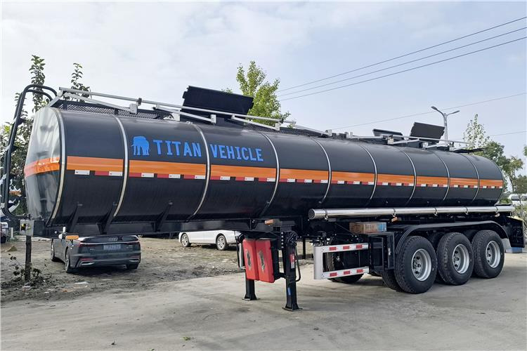 TITAN 3 Axle Asphalt Tank Semi Trailer for Sale In Nigeria - Semirremolque cisterna: foto 1 TITAN 3 Axle Asphalt Tank Semi Trailer for Sale In Nigeria - Semirremolque cisterna: foto 1