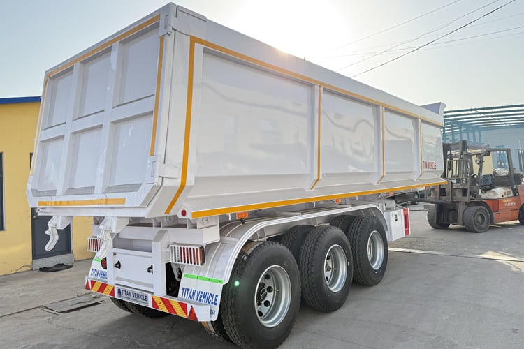TITAN 3 Axle Tipper Trailer for Sale in Tanzania - Semirremolque volquete: foto 1 TITAN 3 Axle Tipper Trailer for Sale in Tanzania - Semirremolque volquete: foto 1