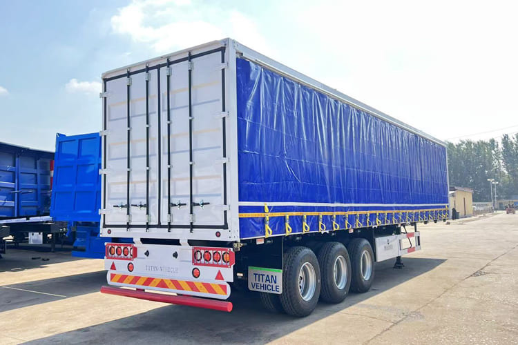 TITAN Curtain Side Trailer for Sale in Saudi Arabia - Semirremolque lona: foto 1 TITAN Curtain Side Trailer for Sale in Saudi Arabia - Semirremolque lona: foto 1
