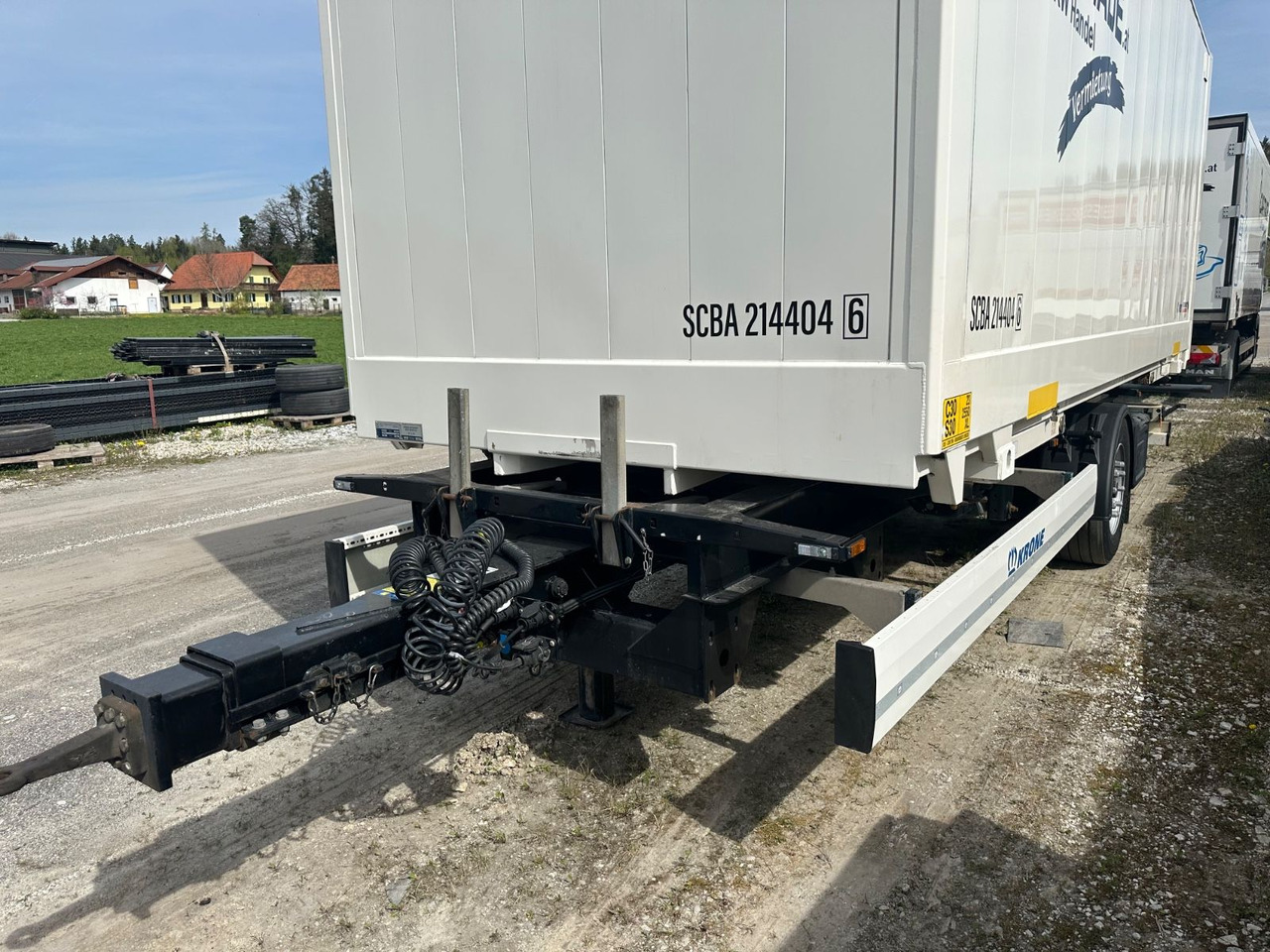 Krone ZE 1 Achs Maxi TÜV neu - Remolque portacontenedore/ Intercambiable: foto 1 Krone ZE 1 Achs Maxi TÜV neu - Remolque portacontenedore/ Intercambiable: foto 1