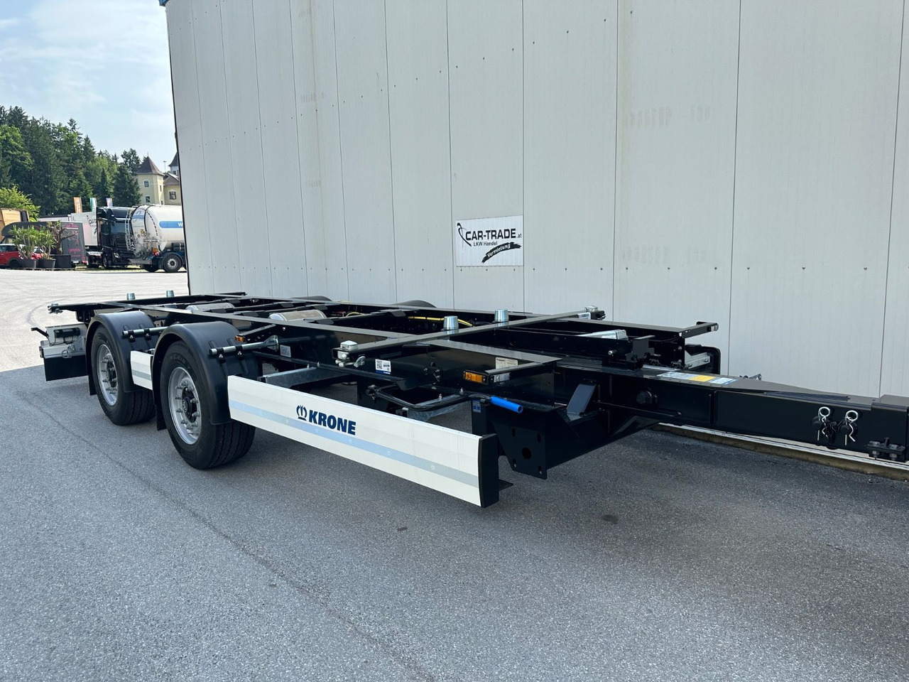 Krone ZZW 18elE10 Tadem BPW Maxi Krone ZZW 18elE10 Tadem BPW Maxi - Remolque portacontenedore/ Intercambiable: foto 2 Krone ZZW 18elE10 Tadem BPW Maxi Krone ZZW 18elE10 Tadem BPW Maxi - Remolque portacontenedore/ Intercambiable: foto 2