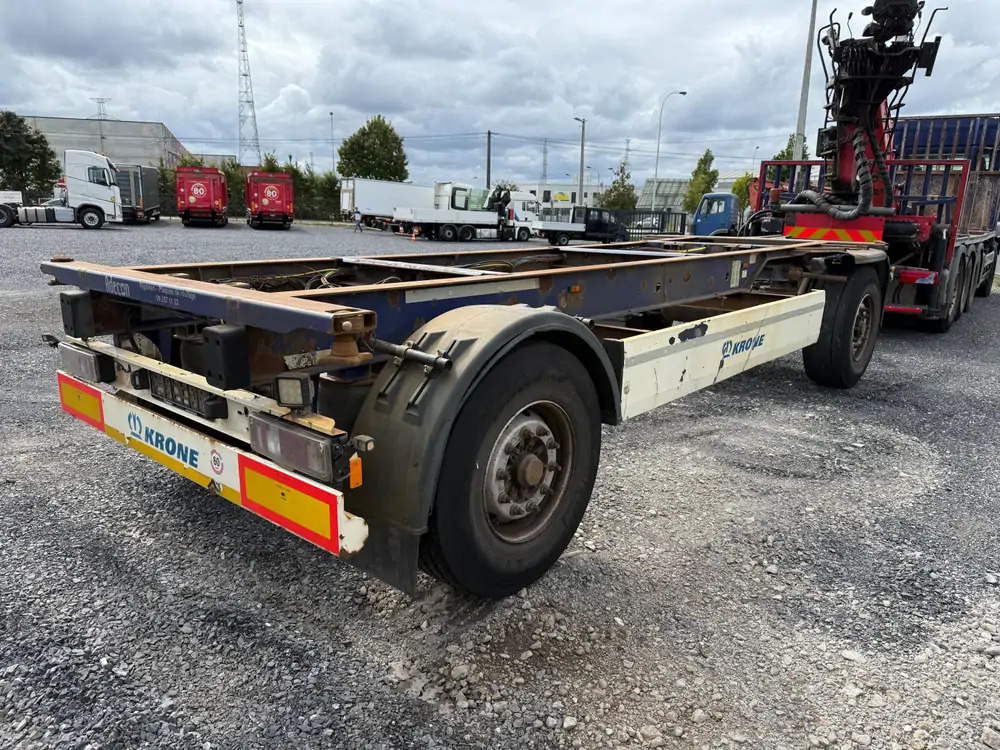 Krone AZ *BDF*2 essieux* - Remolque portacontenedore/ Intercambiable: foto 1 Krone AZ *BDF*2 essieux* - Remolque portacontenedore/ Intercambiable: foto 1