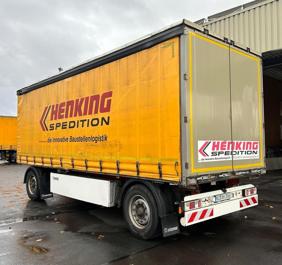 Anhänger + Krone + 2 Achsen + Scheibenbremse + EZ 2016 + TÜV - Remolque con toldo: foto 2 Anhänger + Krone + 2 Achsen + Scheibenbremse + EZ 2016 + TÜV - Remolque con toldo: foto 2