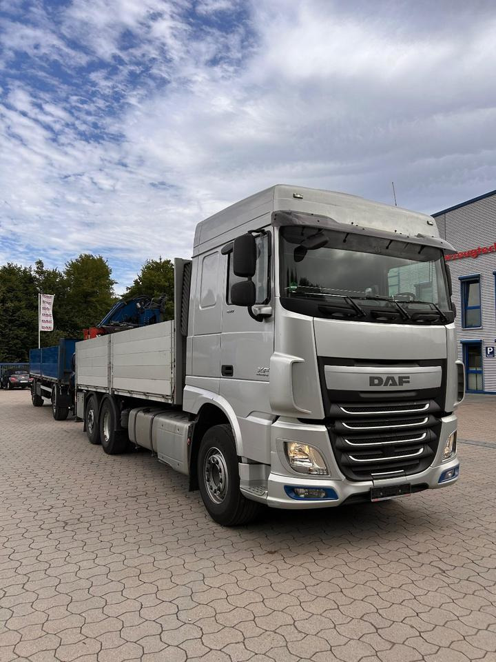 DAF DAF XF 460 FAN + MKG + 10mtr 2to + Lenkachse + EURO 6 - Camión caja abierta, Camión grúa: foto 3 DAF DAF XF 460 FAN + MKG + 10mtr 2to + Lenkachse + EURO 6 - Camión caja abierta, Camión grúa: foto 3