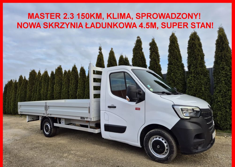 Renault Master 2.3 150KM/ Nowa Skrzynia 4.5m/ - Furgoneta caja abierta: foto 1 Renault Master 2.3 150KM/ Nowa Skrzynia 4.5m/ - Furgoneta caja abierta: foto 1