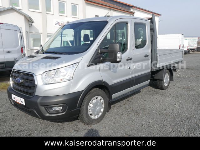 Ford Transit FT350 L2 VA DoKa 7-Sitze Pritsche Klima - Furgoneta caja abierta: foto 1 Ford Transit FT350 L2 VA DoKa 7-Sitze Pritsche Klima - Furgoneta caja abierta: foto 1