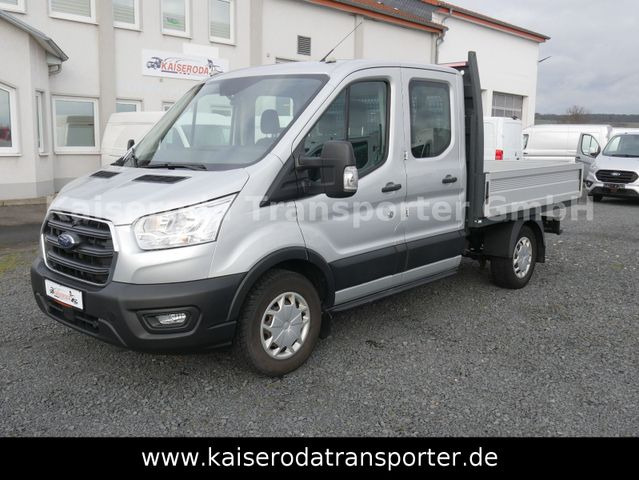 Ford Transit FT350 L2 VA DoKa 7-Sitze Pritsche Klima - Furgoneta caja abierta: foto 1 Ford Transit FT350 L2 VA DoKa 7-Sitze Pritsche Klima - Furgoneta caja abierta: foto 1