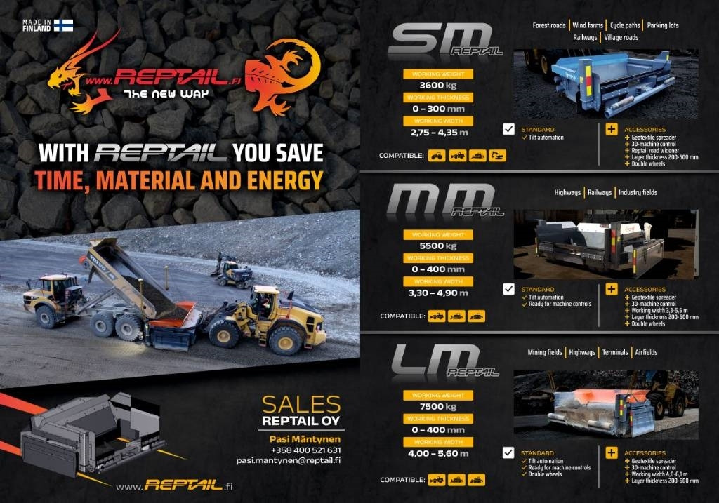 Reptail LM  - Grader: foto 3 Reptail LM  - Grader: foto 3