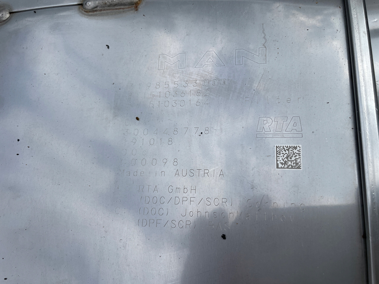 KATALIZATOR MAN TGX TGS EURO 6 DPF TŁUMIK WYDECH 81151036182 - Convertidor catalítico para Camión: foto 5 KATALIZATOR MAN TGX TGS EURO 6 DPF TŁUMIK WYDECH 81151036182 - Convertidor catalítico para Camión: foto 5