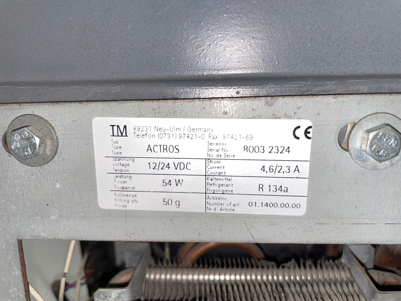 LODÓWKA CHŁODZIARKA MERCEDES ACTROS 80032324 - Cabina e interior para Camión: foto 4 LODÓWKA CHŁODZIARKA MERCEDES ACTROS 80032324 - Cabina e interior para Camión: foto 4