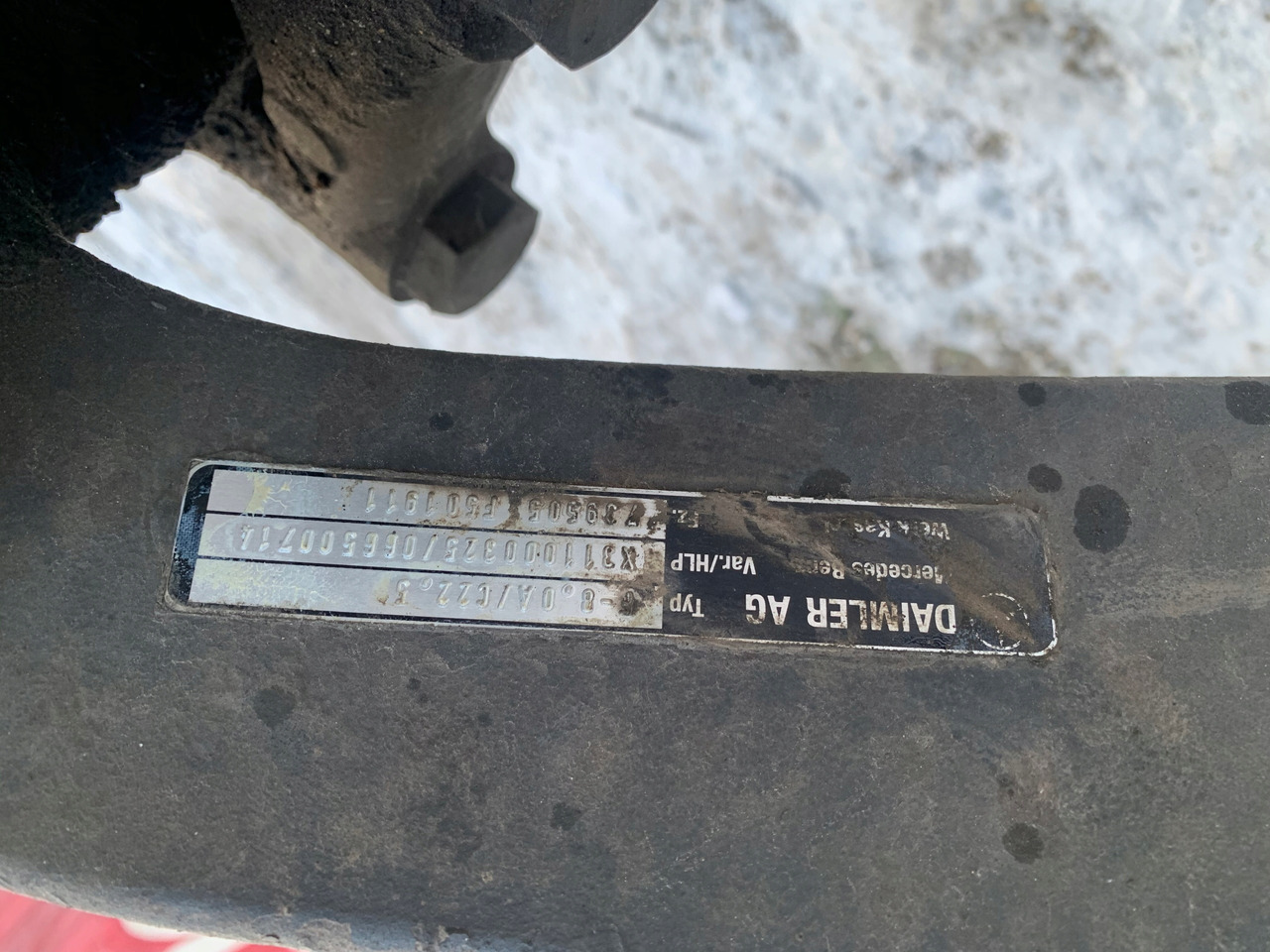 OŚ PRZEDNIA MERCEDES ACTROS MP4 ANTOS F-8.0/C22.5 - Eje delantero para Camión: foto 2 OŚ PRZEDNIA MERCEDES ACTROS MP4 ANTOS F-8.0/C22.5 - Eje delantero para Camión: foto 2