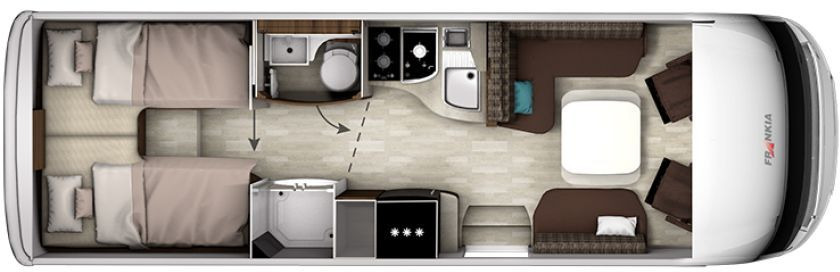 Frankia Titan I 790 GD Solar Klima Keramikv SOG ... - Autocaravana integral: foto 2 Frankia Titan I 790 GD Solar Klima Keramikv SOG ... - Autocaravana integral: foto 2